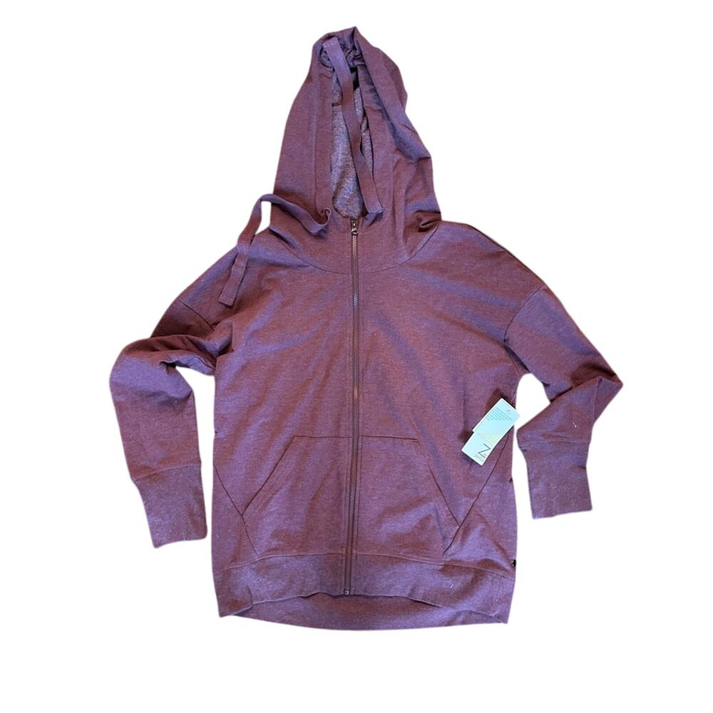 Z by Zella Zip Up Hoodie, Burgundy Fig, NWT